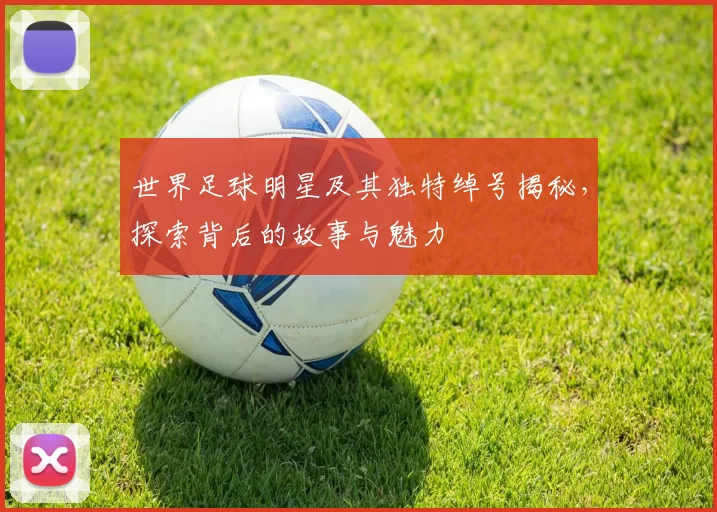 世界足球明星及其独特绰号揭秘，探索背后的故事与魅力
